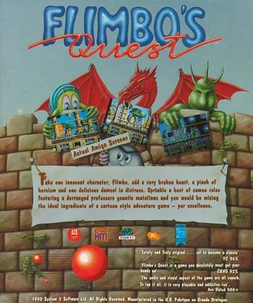 Flimbo's Quest box cover back